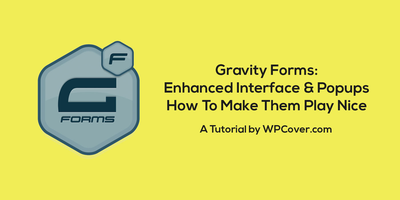 Featured Image Gravity Forms Enhanced User Interface Not Working In Popup